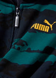 Puma camouflage teal & black zipped hoodie (Winter)