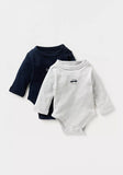 Juniors car printed Fullsleeves bodysuits (set of 2)