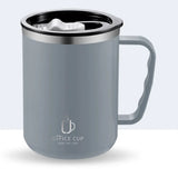 R&B Grey Insulated Office Mug with lid