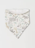 Juniors animals & Multicolor striped bandana bib(set of 3)