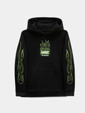 Vans Flame Printed Black Fleece Hoodie (Winter)