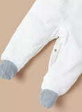 Giggles sail grey colorblock sleepsuit