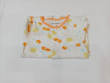 Juniors orange cherry printed sleepsuit