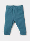 Juniors ribbed embroidered shirt & pyjama set (set of 2)