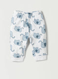 Juniors all over elephants printed shirt & pyjama set (set of 2)