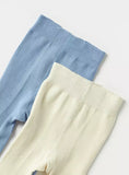 Juniors stars & polka dots printed Closed Feet Tights (Set of 2) winter