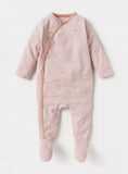 Juniors star embroidered stripped sleepsuit