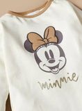 Disney brown minnie mouse sleepsuit