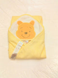 Pooh Embroidered hooded towel