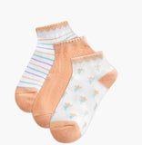Juniors Assorted Ankle Length Socks (pack of 3)