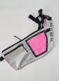 NIKE TECH CROSSBODY SHOULDER BAG POUCH SILVER PINK