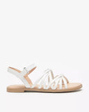 Missy White strappy sandals