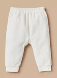 Giggles Bear Embroidered Fleece Ribbed Shirt & Pyjama Set (winter)