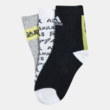 Adidas typography solid socks (set of 3)