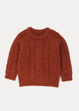 Matalan cable knit brown pullover (Winter)
