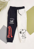 Peanuts snoopy button down colorblock fleece shirt & Jog set (set of 2) (Winter)