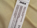 Max women's white knitted long gown hoodie (Winter)