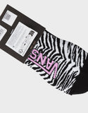 Vans off the wall zebra printed socks (pack of 3)