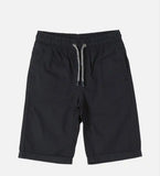 Juniors black shorts with drawstring (Summer)
