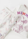 Juniors minnie mouse printed shirt & pyjama set (set of 2)