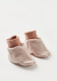 Juniors Striped Slip-On Booties