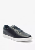LBL dark perforated lace up shoes