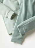 Giggles pastel green car embroidered shirt & pyjama set (set of 2) (Winter)