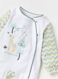 Juniors little friends embroidered sleepsuit