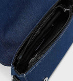 R&B cross body denim mini ladies bag (dark blue)
