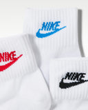 Nike multicolor logo ankle socks (pack of 3)