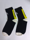 Adidas black typography socks