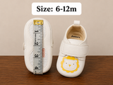 Juniors lion applique detail hook and loop closure shoes