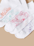 Disney Girls Socks Marie Print (Set Of 5)