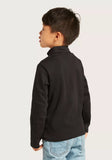 Juniors solid turtle neck black shirt with long sleeves (Winter)