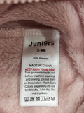 Juniors Pink Hooded Zipped Sleepsuit (Winter)