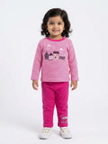 Juniors princess stripe shirt & pyjama set (set of 2)  (winter)