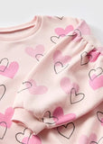 Matalan all over hearts printed sweatshirt (Fleece lined) (Winter)