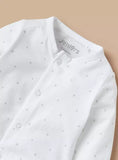 Juniors all over grey stars printed sleepsuit