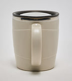 R&B beige Insulated Office Mug with lid