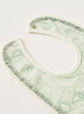 Giggles textured heart bib