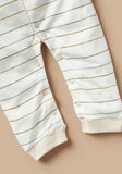 Juniors stripe openfeet sleepsuit