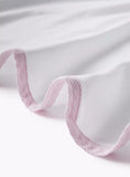 Giggles pink receiving hooded blanket