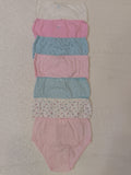 Juniors all over floral printed briefs (set of 7)