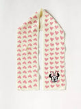 Disney Minnie mouse print beanie cap with scarf and gloves set (winter)