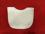 Juniors Polka dot with green textured bib
