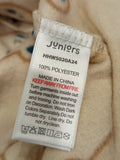 Juniors all over brown bear printed fleece zipped sleepsuit (winter)