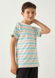 Juniors pastel stripe printed tshirt (Summer)