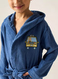 Juniors Safari Lion Towel Bathrobe with belt