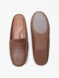 FloraBella women brown textured loafers (box packaging)