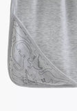 Juniors grey dino blanket